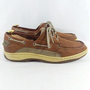 Sperry 'Billfish' Brown Leather Boat Shoes Mens 9M